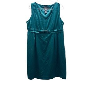 George Green Satin Cocktail Dress